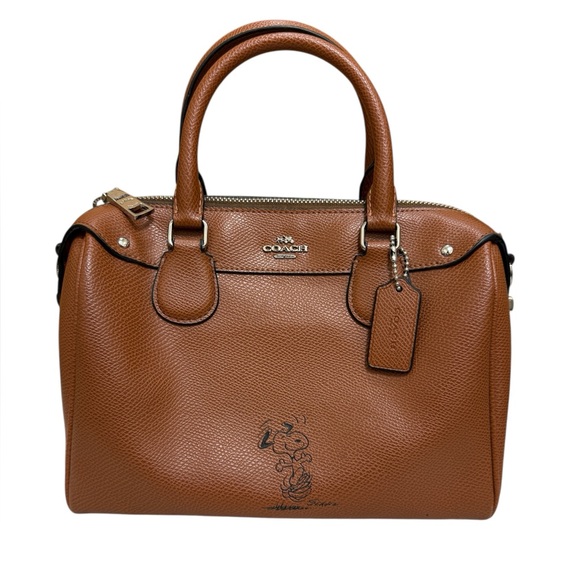 Coach X Peanuts Snoopy Mini Bennett Satchel - Picture 1 of 8